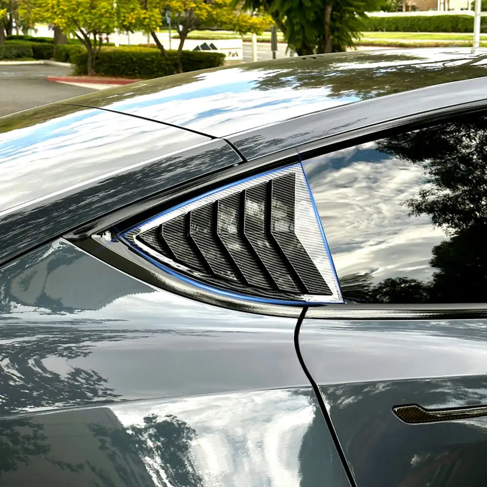 Tesla Rear Quarter Window Louver Covers for Model 3/Y