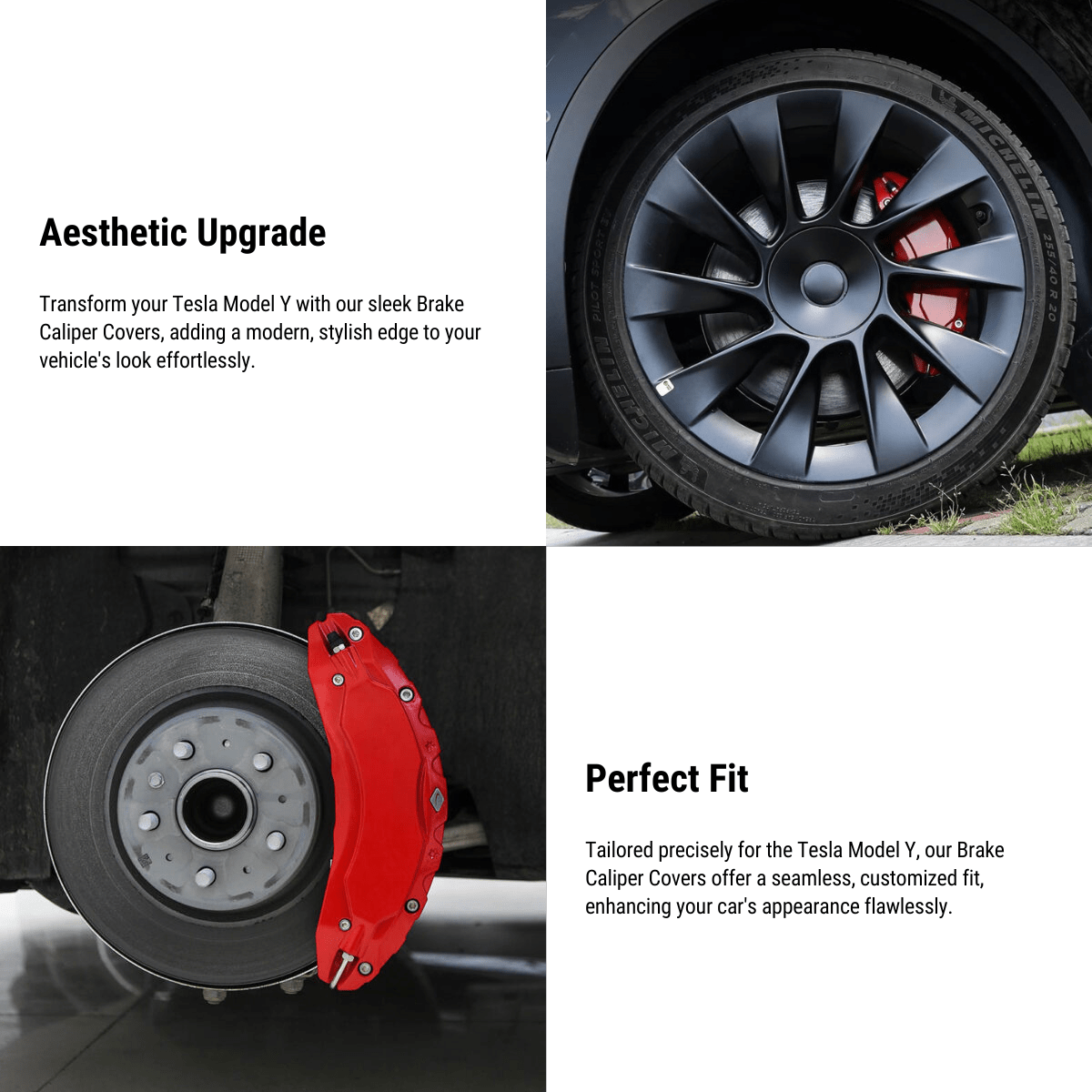 19 /20 Wheel Brake Caliper Cover For Tesla Model Y 2020-2023 - Teswing