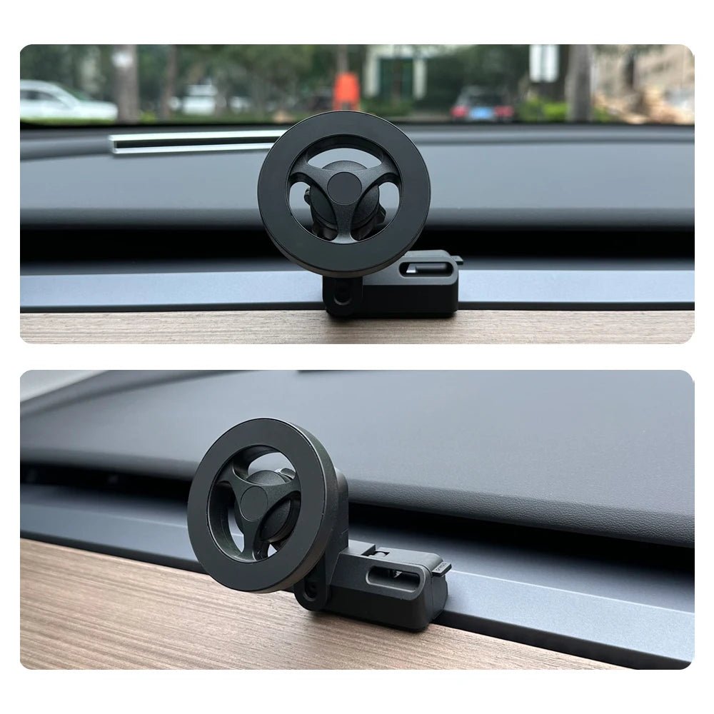 For Tesla Model 3 Y Strong Magnetic Phone Holder for iPhone 14 13 12 Pro Max with Unique Design Air Outlet Base - Teswing