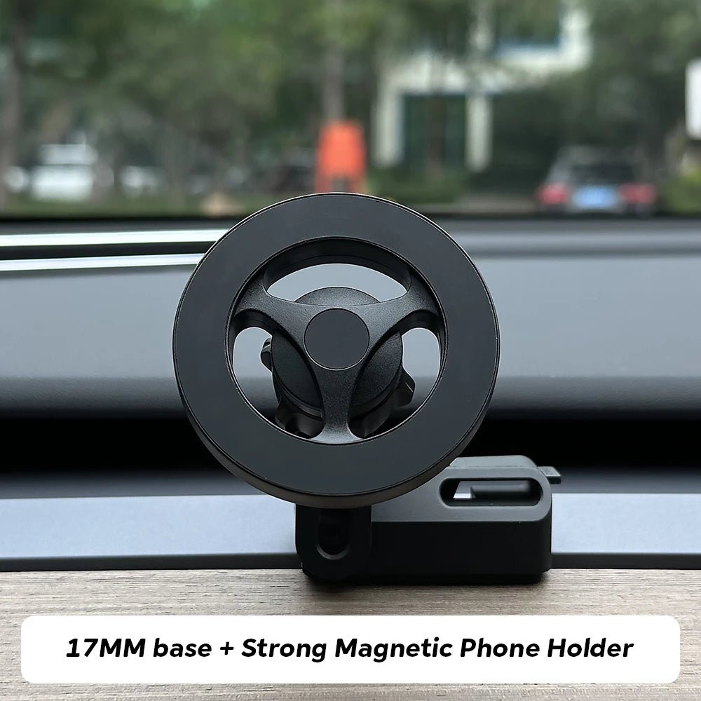 For Tesla Model 3 Y Strong Magnetic Phone Holder for iPhone 14 13 12 Pro Max with Unique Design Air Outlet Base - Teswing