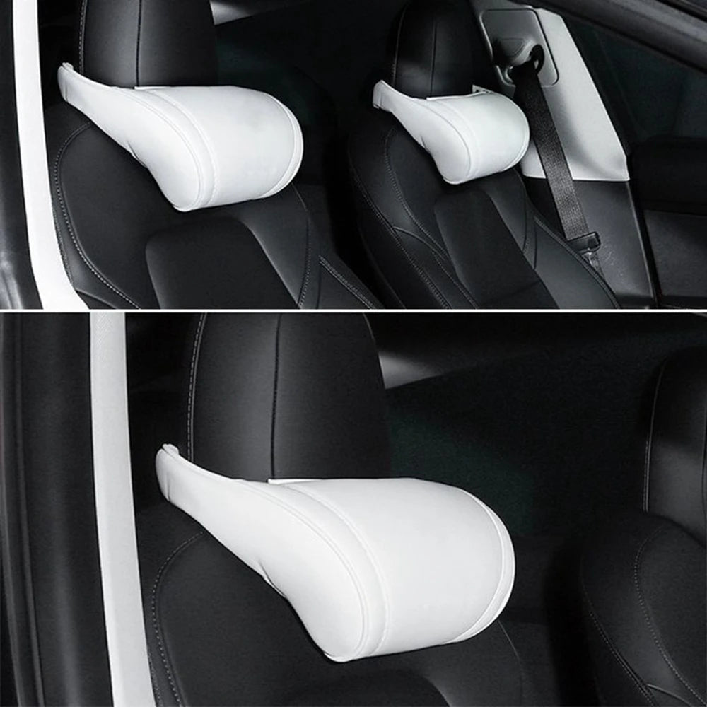 For Tesla Model 3 Y X S Neck Pillow Headrest Pillow Automobile Seat Neck Rest Auto Seat Head Support Pillow Model Y Accessories - Teswing