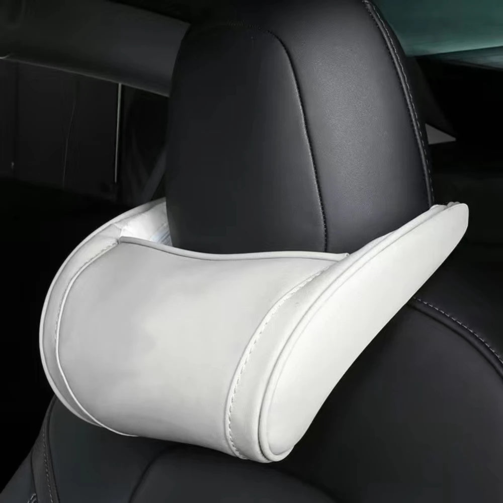 For Tesla Model 3 Y X S Neck Pillow Headrest Pillow Automobile Seat Neck Rest Auto Seat Head Support Pillow Model Y Accessories - Teswing