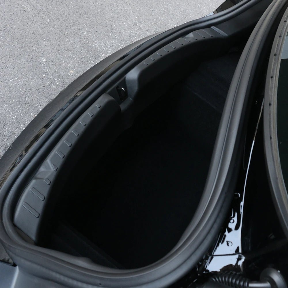 For Tesla New Model 3 Highland 2024 Trunk Threshold Strip TPE or Metal Back Sill Anti Scratch Protection Lid - Teswing
