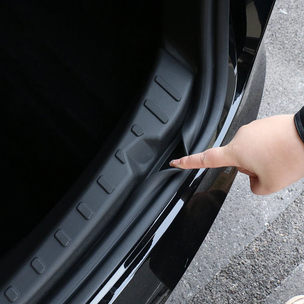For Tesla New Model 3 Highland 2024 Trunk Threshold Strip TPE or Metal Back Sill Anti Scratch Protection Lid - Teswing