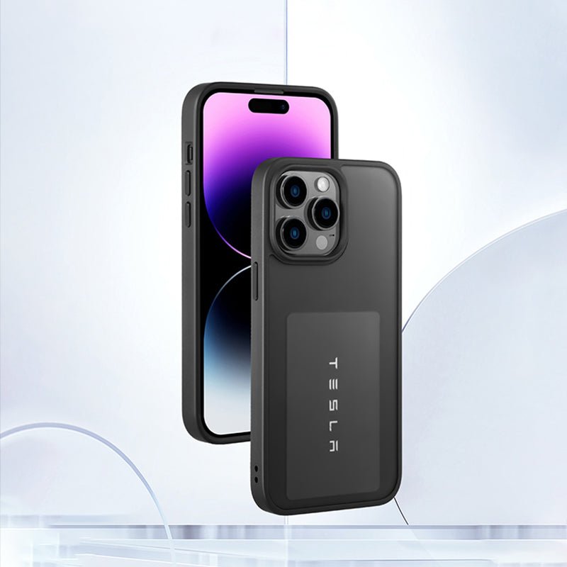 IPhone case with magnetic compartment For Tesla Model 3/Y - Teswing
