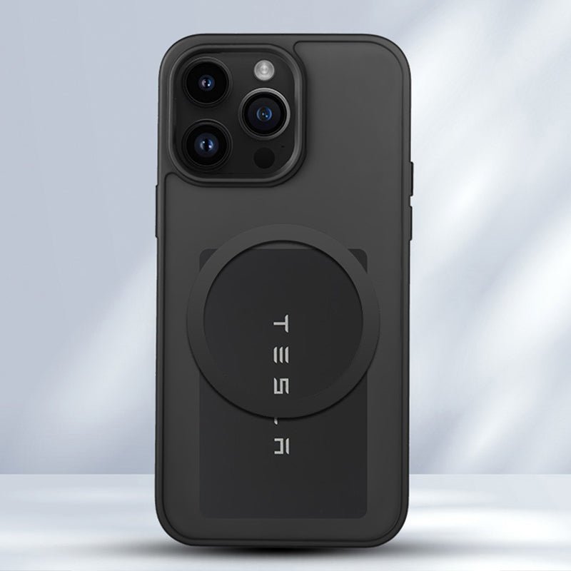 IPhone case with magnetic compartment For Tesla Model 3/Y - Teswing