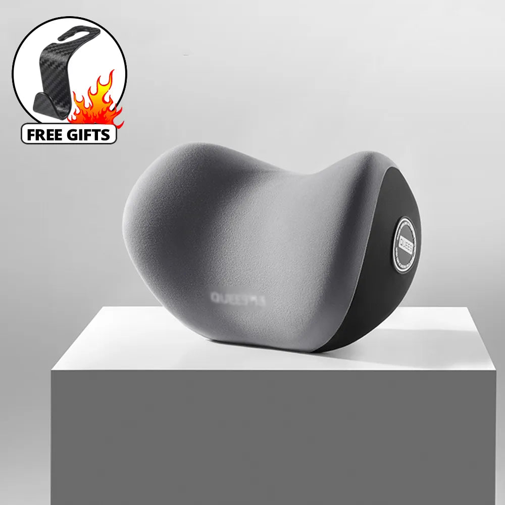 Memory Foam Car Neck Pillow Protective Lumbar Back Support Breathable Car Headrest Cushion Relieve Stress Car Seat Pillow - Teswing