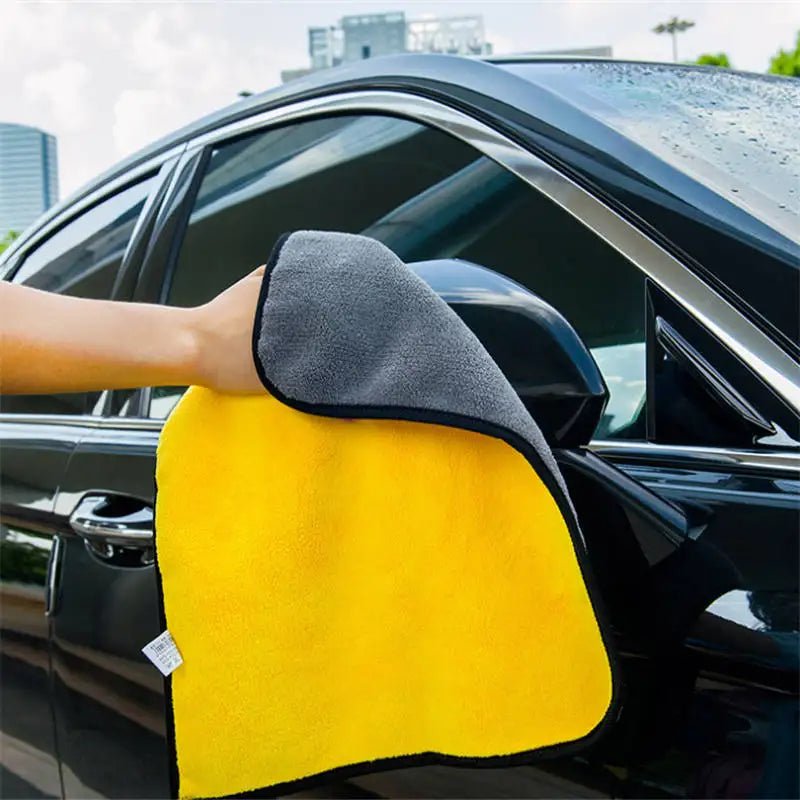 Microfiber Auto Wash Towel Car Cleaning Drying Cloth Hemming Car Care Cloth Detailing Car Wash Towel 30x30/30x40/30x60/60x160CM - Teswing