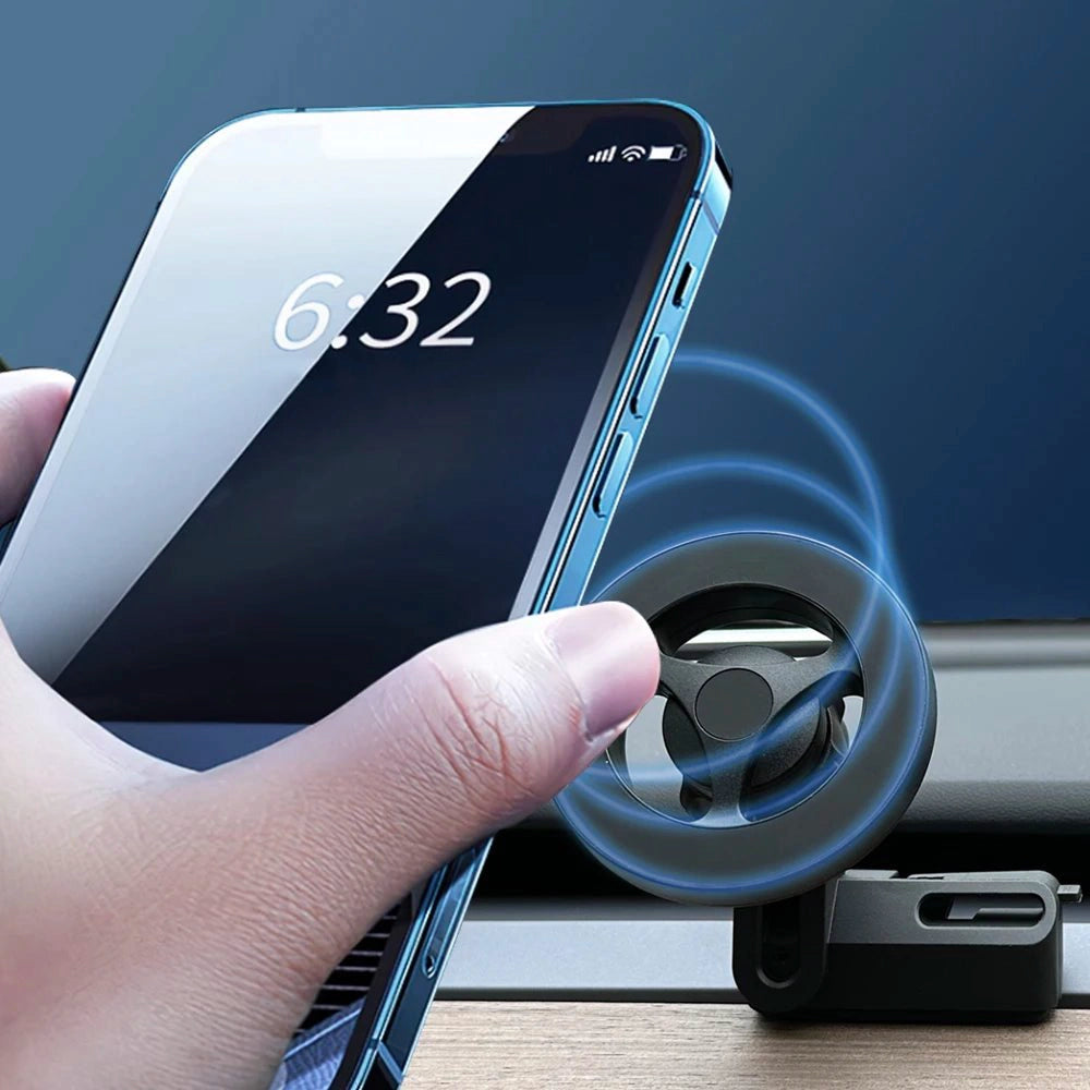 For Tesla Model Y Strong Magnetic Phone Holder for iPhone 14 13 12 Pro Max with Unique Design Air Outlet Base - Teswing