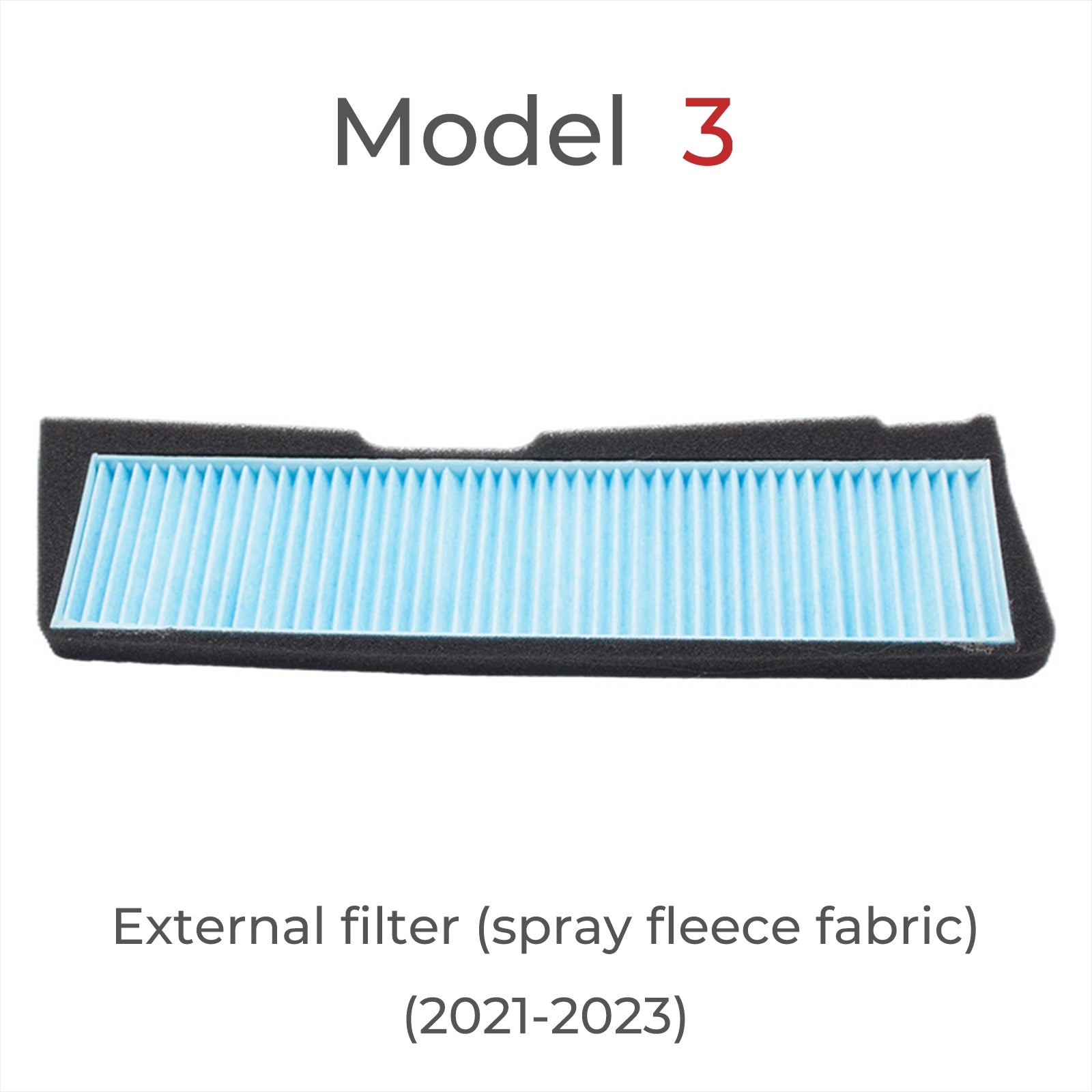 Non-Woven Air Conditioning Inlet Filter Replacement For Tesla Model 3  2017-2021