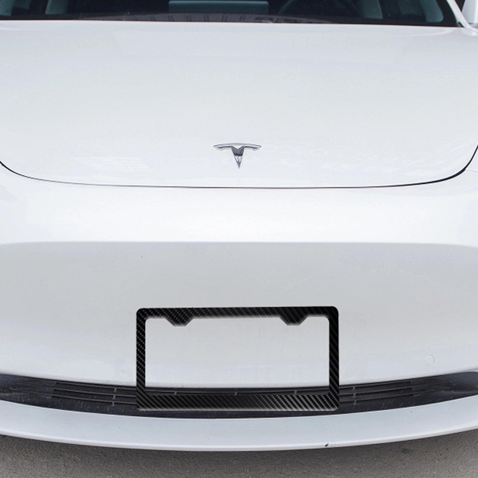 Tesla Carbon Fiber License Plate Frame for Model 3/Y