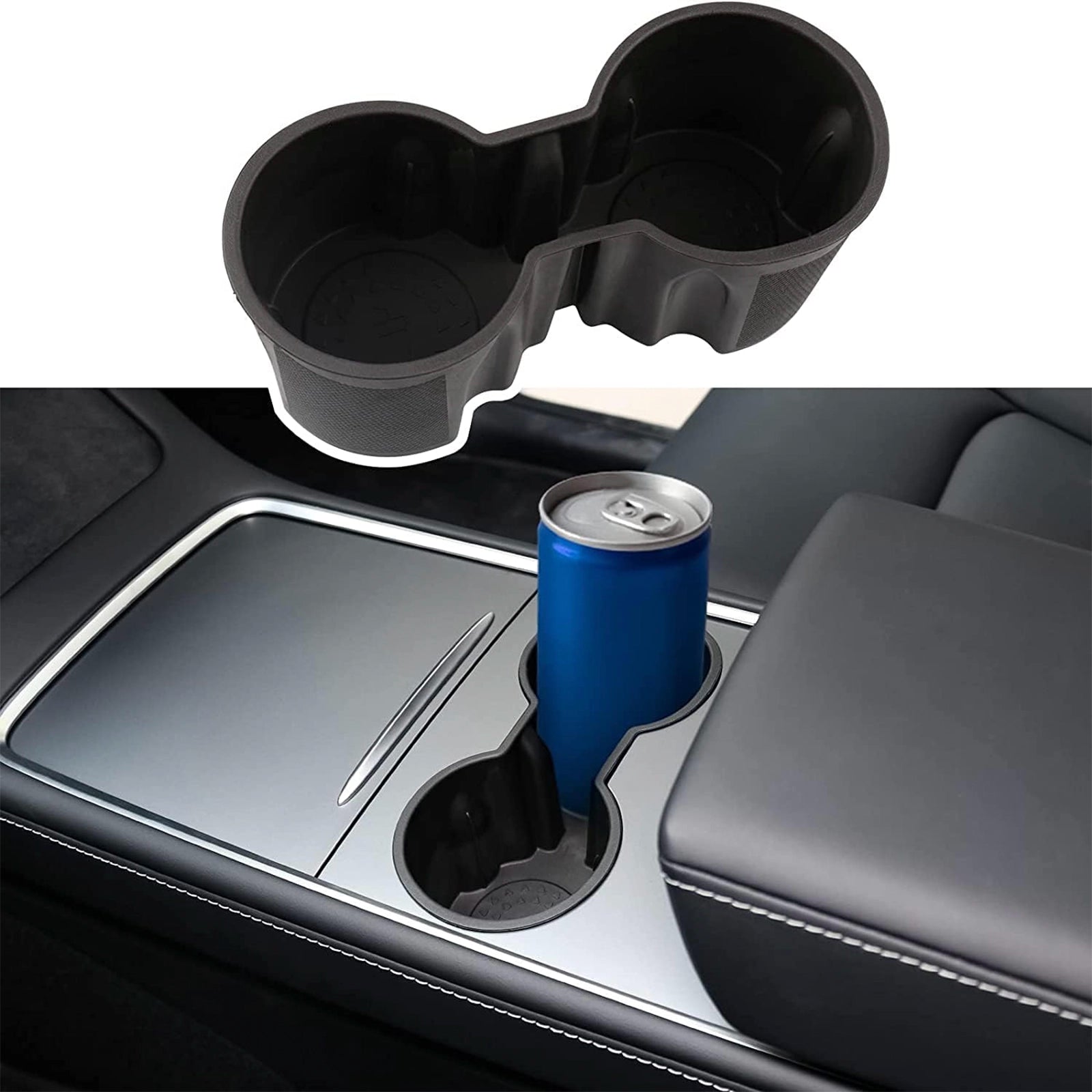 Tesla Center Console TPE Cup Holder for Model 3/Y