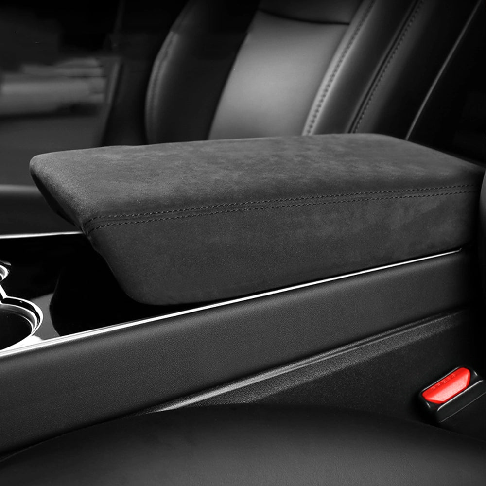 Tesla Fur Armrest Box Cover for Model 3/Y