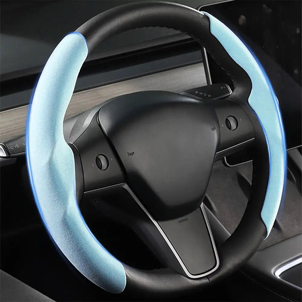 Tesla Fur Steering Wheel Cover for Model 3/Y