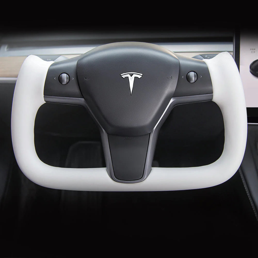 Tesla Yoke NAPP Leather Car Steering Wheel for Model 3/Y