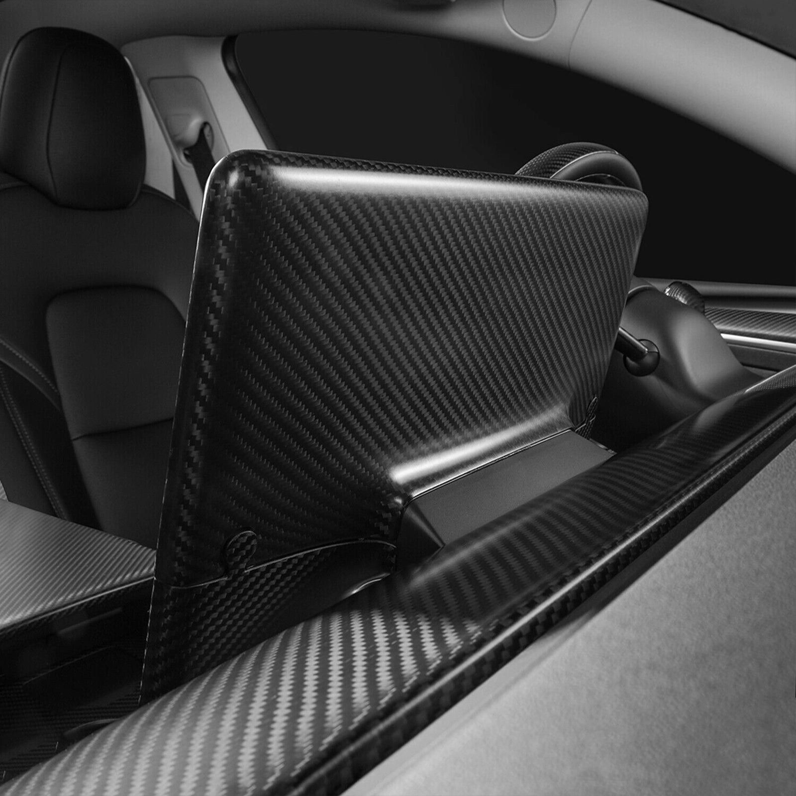 Tesla Carbon Fiber Display Back Protector for Model 3/Y