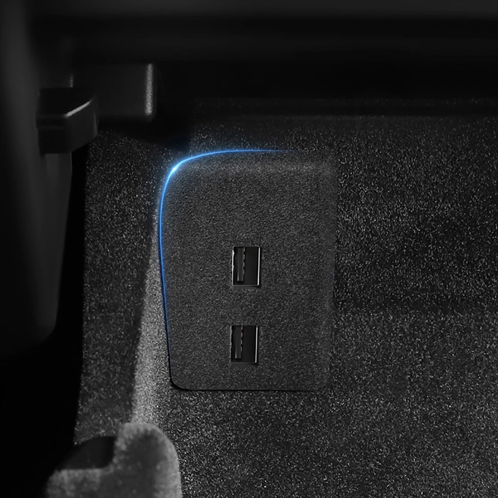 Tesla Velvet Glove Box Expansion Dock for Model 3/Y