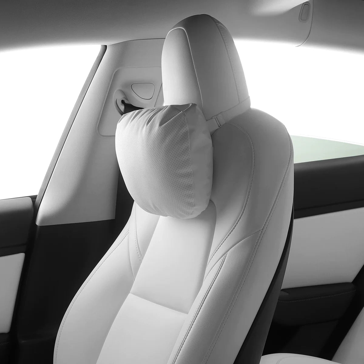 Tesla Leather Headrest Pillow for Model 3/Y/S/X