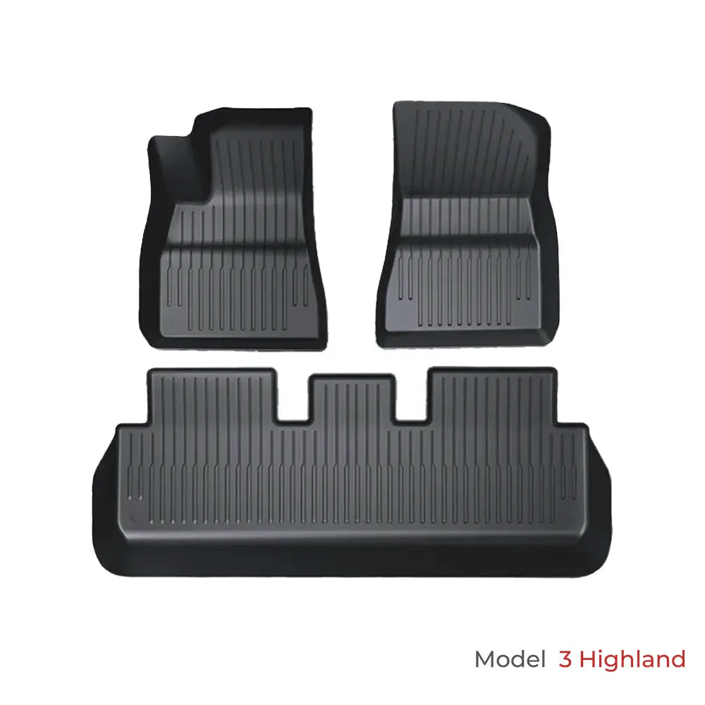 Tesla Floor Mat for Model 3 Highland All Weather TPE