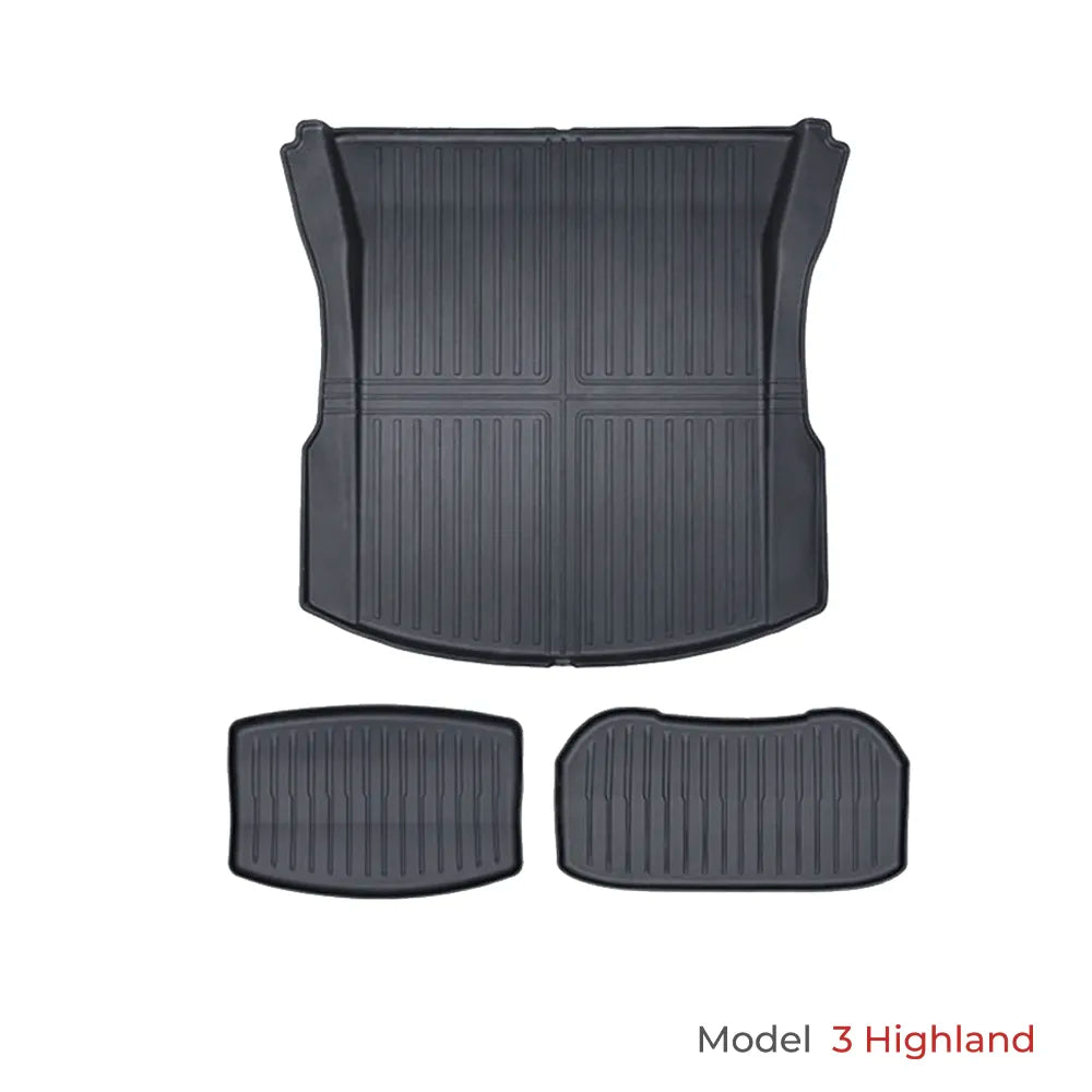 Tesla Trunk Mat for Model 3 Highland All Weather TPE