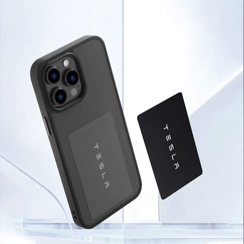 IPhone case with magnetic compartment For Tesla Model 3/Y - Teswing